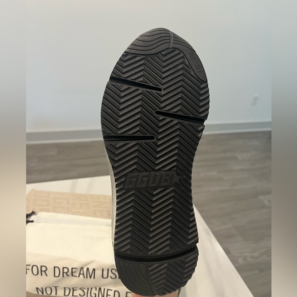 Golden Goose Women's Running Sole Glitter Suede Sneakers - Picture 6 of 7